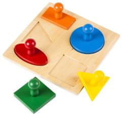 Montessori Puzzle – geometriai formák