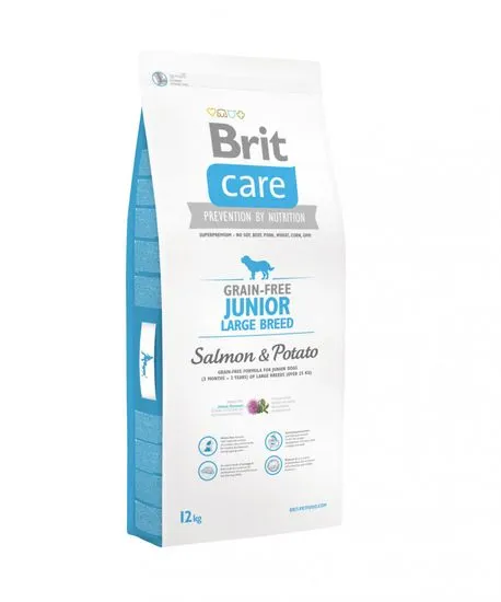Brit Care Grain-free Junior Large Breed Salmon&Potato 12kg