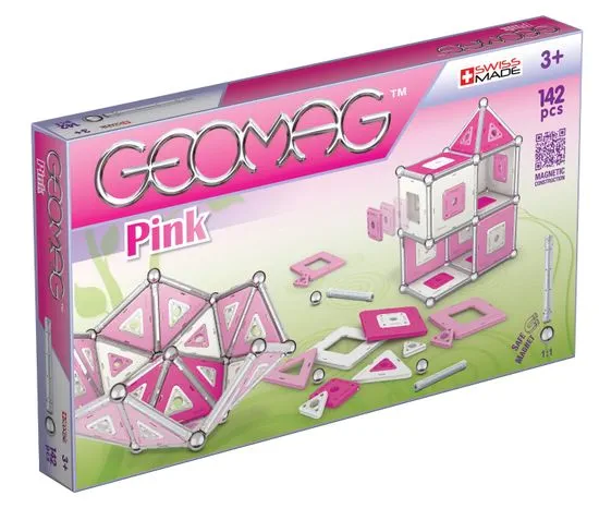 Geomag Kids Panel Pro Girl Mágneses építőjáték, 142 db