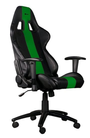 C-Tech GCH-01G Phobos Gamer szék, Fekete/Zöld