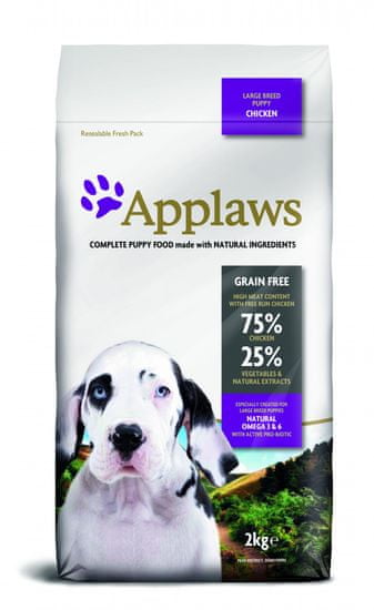 Applaws Dog Puppy Large Breed Chicken kutyatáp - 2kg