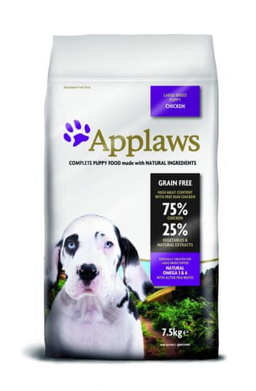 Applaws Dog Puppy Large Breed Chicken kutyatáp - 7,5kg