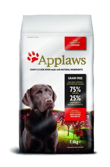 Applaws Adult Large Breed Chicken kutyatáp - 7,5 kg