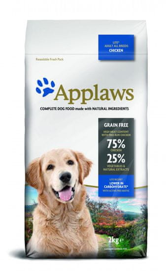 Applaws Dog Adult Lite All Breed Chicken kutyatáp - 2kg