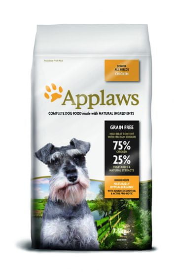 Applaws Dog Senior All Breed Chicken kutyatáp - 7,5kg