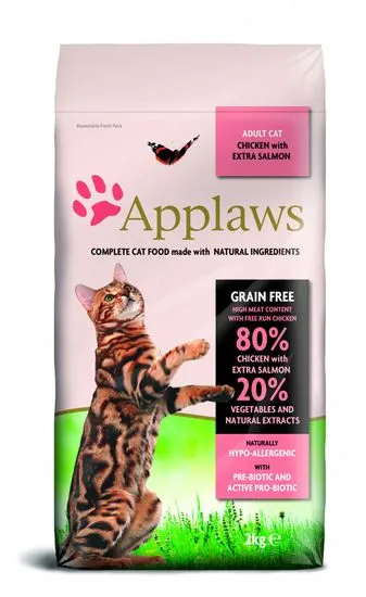 Applaws Adult Cat Chicken & Salmon macskaeledel - 2 kg