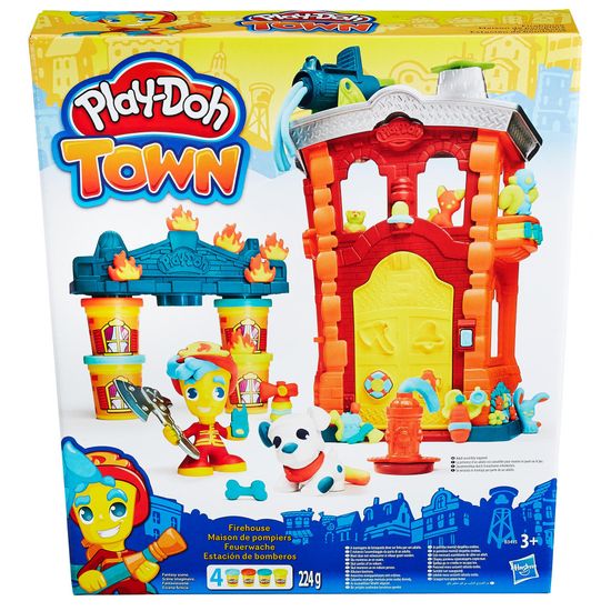 Play-Doh Town Tűzoltóság Gyurmaszett