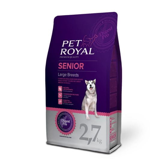 Pet Royal Senior Dog Large Breed kutyatáp - 2,7kg