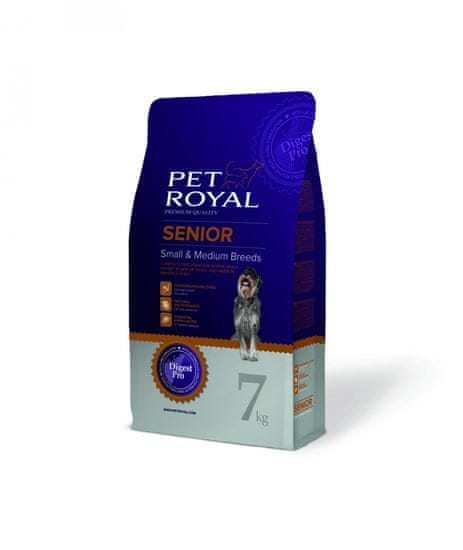 Pet Royal Senior Dog Small and Medium Breeds Kutyatáp, 7 kg