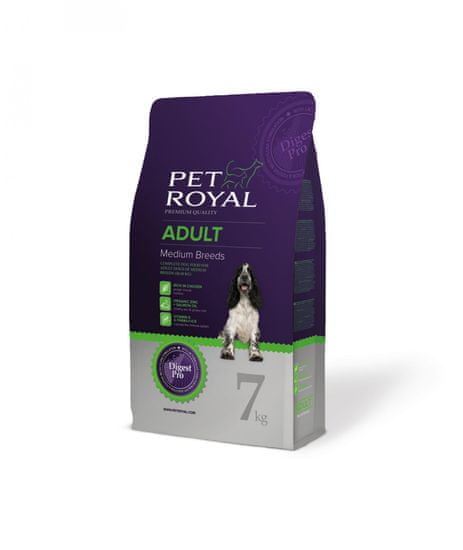 Pet Royal Adult Dog Medium Breed kutyatáp - 7kg