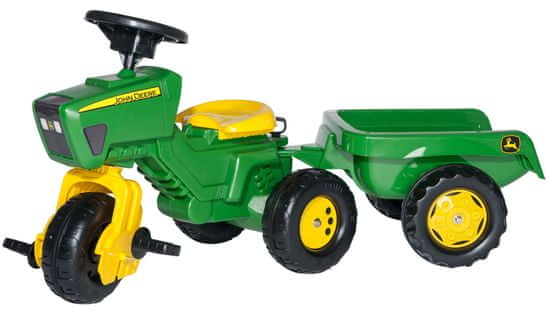 Rolly Toys Zöld traktor pótkocsival