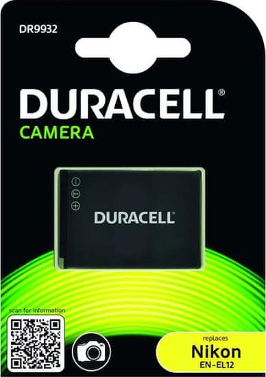 Duracell DR9932 pro Nikon EN-EL12 Fényképezőgép akkumulátor