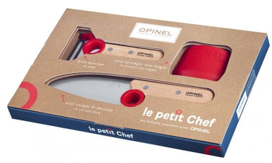 Opinel "Le Petit Chef" Kés és hámozó készlet
