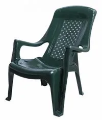 MEGA PLAST MP661 CLUB Műanyag szék, sötét zöld