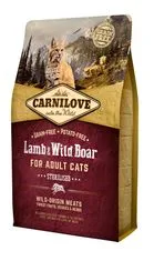 Carnilove Lamb & Wild Boar for Adult Cats – Sterilised 2 kg