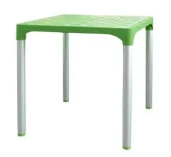 MEGA PLAST MP1351 VIVA asztal, polirattan zöld