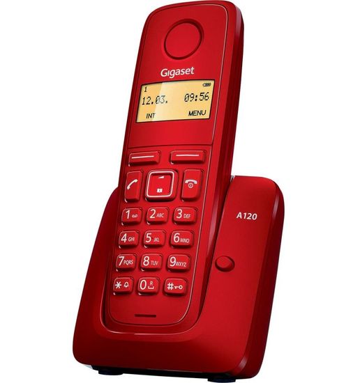 Gigaset A120 Vezeték nélküli telefon, Piros