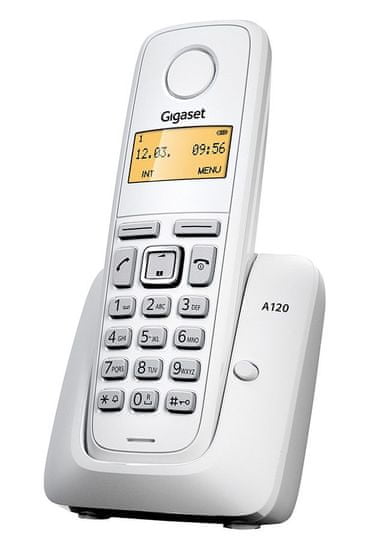 Gigaset A120 Vezeték nélküli Telefon, Fehér