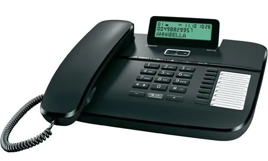 Gigaset DA710 Vezetékes telefon, Fekete
