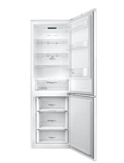 LG GBB59SWJZS Kombinált hűtőszekrény, 318 l