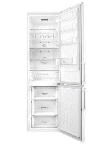 LG GBB60SWGFE Kombinált hűtőszekrény, 343 l