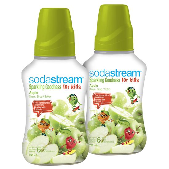 SodaStream Kids Alma Ízű Szörp, 2 x 750 ml