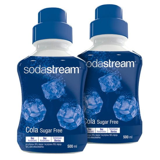 SodaStream Cola Sugar Free(Zero) szörp 2x 500 ml