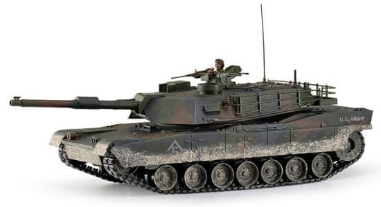 Hobby Engine M1A1 Abrams Távirányítós tank, 1:16, 2,4 GHz, Patinásított