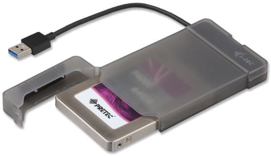 I-TEC MySafe USB 3.0 Easy a 2.5" SATA merevlemezhez, fekete (MYSAFEU313)