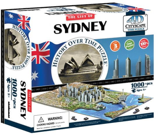 4D Cityscape Sydney 4Dimenziós Puzzle