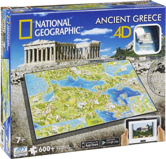 4D Cityscape Ókori Görögország 4Dimenziós Puzzle