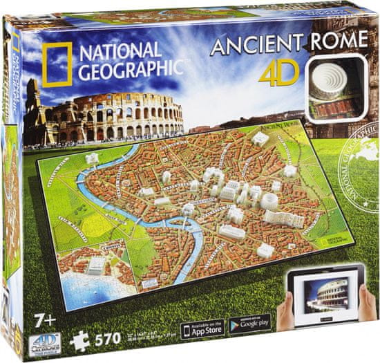 4D Cityscape Ókori Róma 4Dimenziós Puzzle