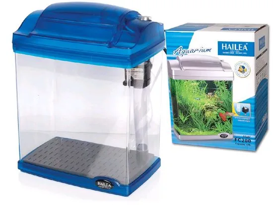 Hailea LED akvárium komplett felszereltséggel FC200E kék, 6,6/4l