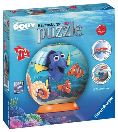 Ravensburger Disney Szenilla nyomában Gömb puzzle, 72 db