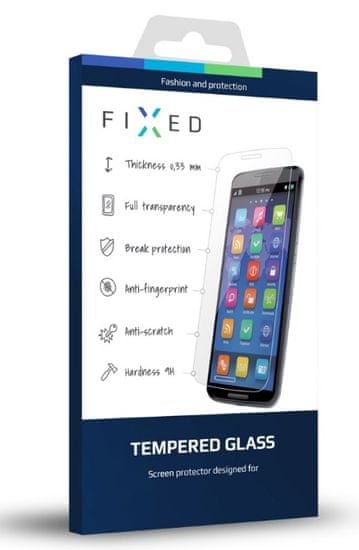 FIXED 3D Full-Cover keményített védőüveg Samsung Galaxy A5 (2017) számára, fekete FIXG3D-158-BK
