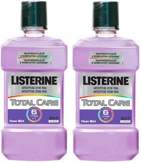 Listerine Total Care Szájvíz, 2 x 500 ml