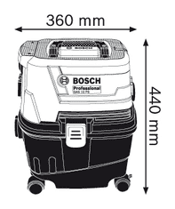 BOSCH Professional GAS 15 PS nedves/száraz porszívó (06019E5100)