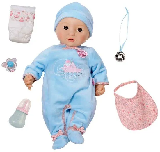 Baby Annabell Interaktív baba kiegészítőkkel, 43 cm