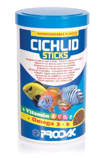 Prodac Cichlid Sticks Haleledel, 450g