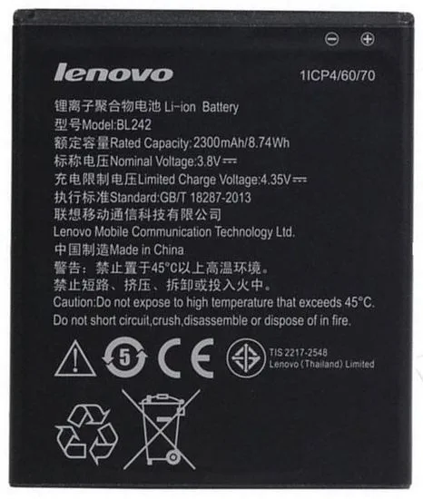 Lenovo BL242 Akkumulátor, 2300mAh