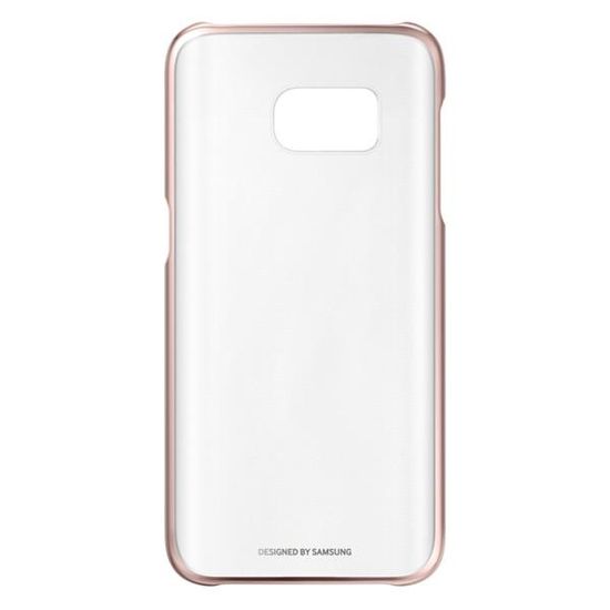 SAMSUNG Clear Cover Samsung Galaxy S7 Telefontok, Rózsaszín