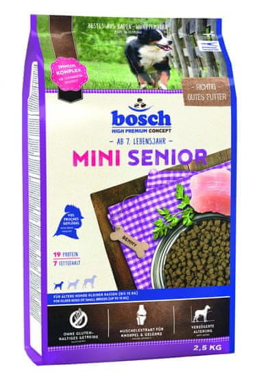 Bosch Mini Senior Kutyatáp, 2,5kg
