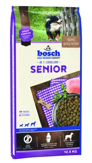 Bosch Senior Kutyatáp bárányhússal és rizzsel, 12,5 kg