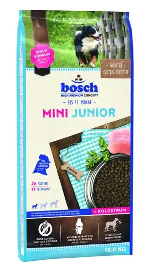 Bosch Mini Junior Kutyatáp, 15 kg
