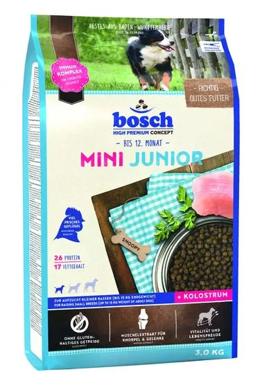 Bosch Mini Junior Kutyatáp, 3 kg