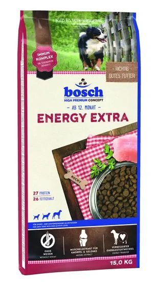 Bosch Energy Extra Kutyatáp, 15 kg