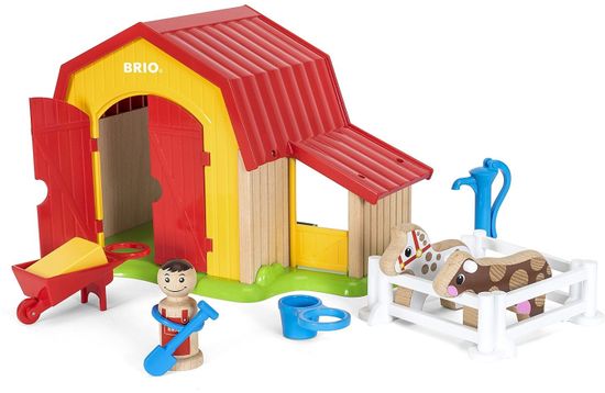 Brio Farm játékfigurákkal