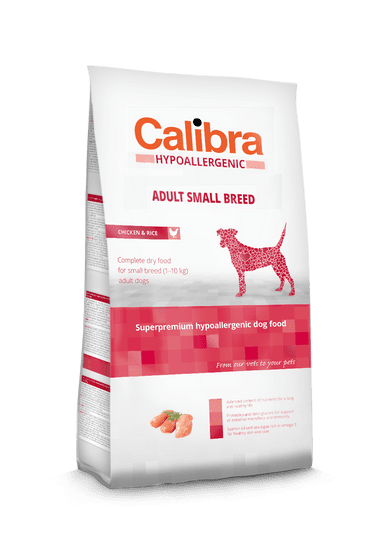 Calibra Dog HA Adult Small Breed Chicken Kutyatáp, 7 kg