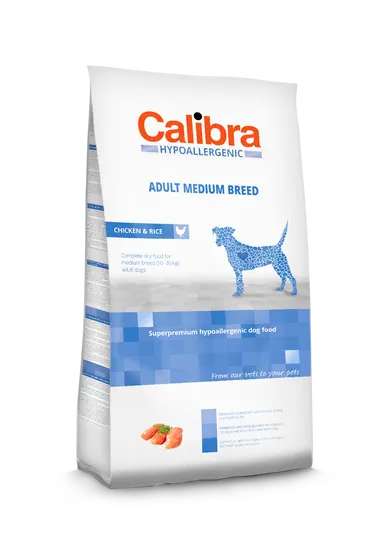 Calibra Dog HA Adult Medium Breed Chicken Kutyatáp, 14 kg