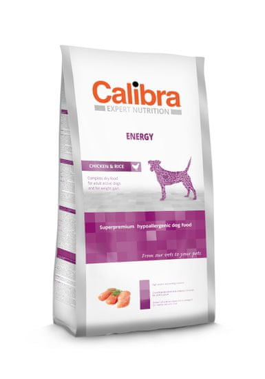 Calibra Dog EN Energy Száraz kutyatáp, 12 kg